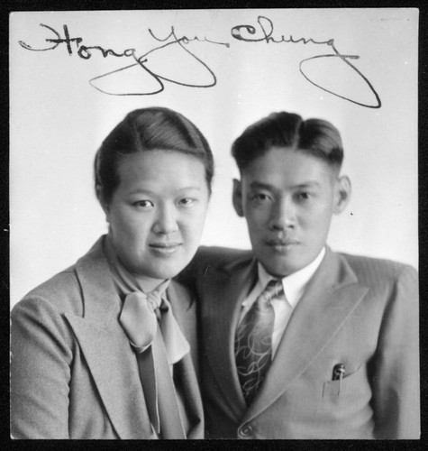 Portrait of Y. C. and Mabel Hong