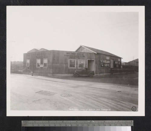 North west corner of Date St. and College St