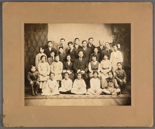 The Chin family in a group photograph