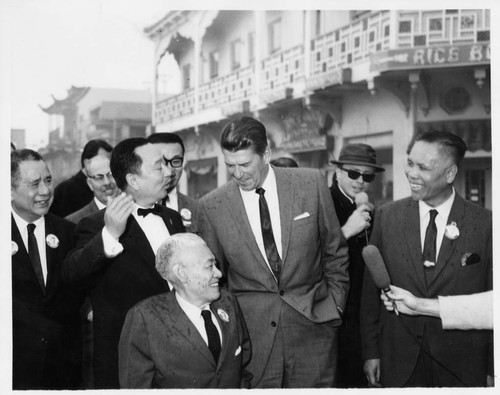 Ronald Reagan with Y.C. Hong et al