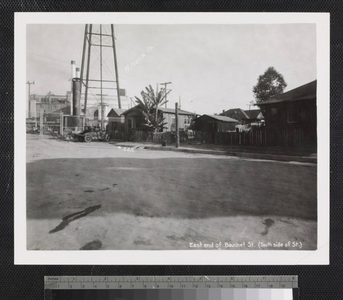 East end of Bauchet St. (South side of St.)