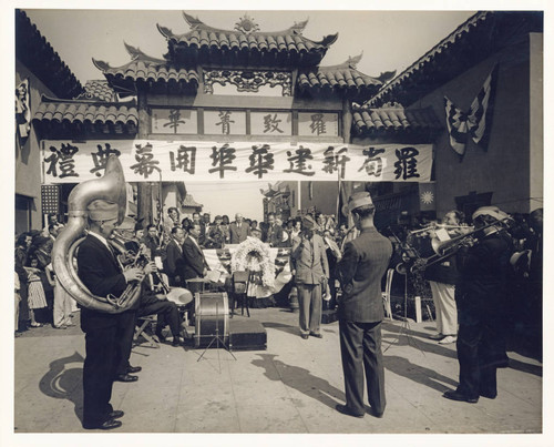 Opening day of New Chinatown in Los Angeles