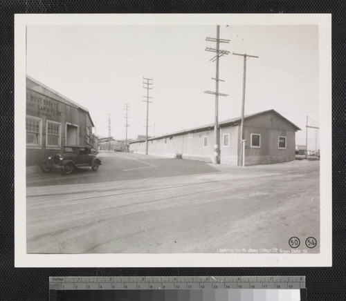 Looking north along College St. from Date St