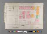 Lot measurements, parcel descriptions, and owner assignment of 48 lots within New Chinatown