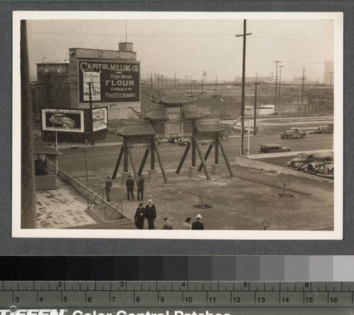 East Gate on N. Broadway in New Chinatown, Los Angeles