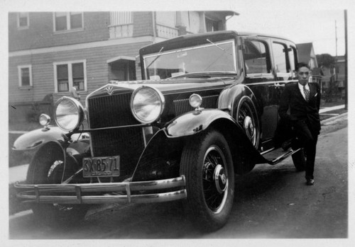 Y. C. Hong and his new car