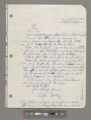 Letter from Rafael Martínez (Rio Oso, California) to Paco Chávez Esparza (San José, California)