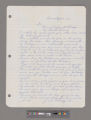 Letter from José Chávez Esparza (Brawley, California) to Paco Chávez Esparza (San José, California)