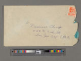 Envelope addressed to Francisco Chávez (San José, California)