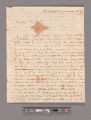 Letter from Martha Washington, Philadelphia, to Frances Washington