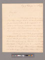 Letter from William Thornton, Washington, D.C., to George Washington