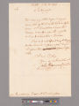 Letter from John Hancock, Philadelphia, to George Washington