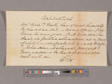 Note by George Washington regarding Colonel William Heth