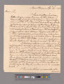 Letter from George Washington, Mount Vernon, to Tobias Lear