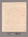 Letter from George Washington, Mount Vernon, to Tobias Lear