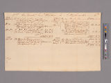 Account of George Clinton with George Washington, statement of 1782 December 1 - 1785 May 1