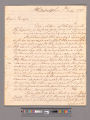 Letter from George Washington, Philadelphia, to George Augustine Washington