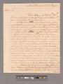 Letter from George Washington, Mount Vernon, to Tobias Lear