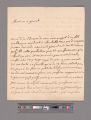 Letter from Comtesse d'Anteroche to George Washington