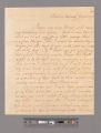 Letter from Harriot Washington, Fredericksburg, to George Washington