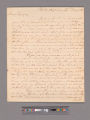 Letter from George Washington, Philadelphia, to George Augustine Washington