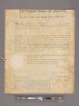 Patent certificate to Thomas Bedwell, Philadelphia