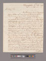 Letter from George Washington, Philadelphia, to Tobias Lear