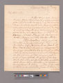 Letter from George Washington, Tappan, to Robert R. Livingston?
