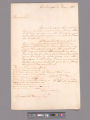 Letter from George Washington, Newburgh, to James McHenry