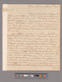 Letter from George Washington, Mount Vernon, to Tobias Lear