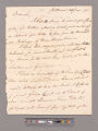 Letter from Samuel Chase, Baltimore, to George Washington