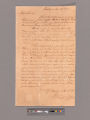 Letter from George Washington, Dumfries, to Charles Washington