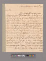 Letter from George Washington, Mount Vernon, to Tobias Lear
