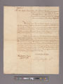 Address to John Campbell, Earl of Loudoun from George Washington and the officers of the Virginia Regiment, Winchester