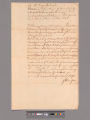 Warrant to George Washington from G.W. Fairfax to survey wastelands joining Lord Fairfax's survey near Potomac River