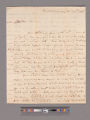 Letter from Martha Washington, Philadelphia, to Frances Washington