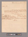 Letter from George Washington, Mount Vernon, to Clement Biddle?