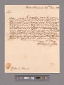 Letter from George Washington, Mount Vernon, to Battaile Muse