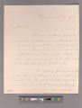 Letter from George Washington, Philadelphia, to Benjamin Harrison