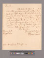 Letter from Warner Lewis, Warner Hall, to George Washington