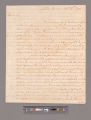 Letter from George Washington, Mount Vernon, to Tobias Lear
