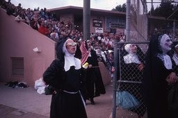 Sisters Loganberry Frost, Vicious Power Hungry Bitch & Reverend Mother the Abbess Softball Game nov 1981-1-J-B-CARHAIX