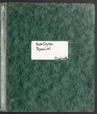 THE BOB DYLAN HARD RAIN SPECIAL tape logs, "Bob Dylan Special Duplicate"