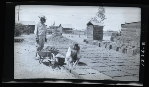 Making Adobe Block, Mexicali, Mexico