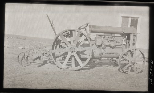 Cultivator attached to Fordson, Covina
