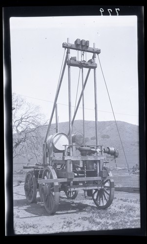 Post Hole Boring Machine, Ventura County, California
