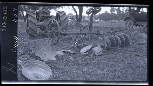 Disk Harrow Draft Test