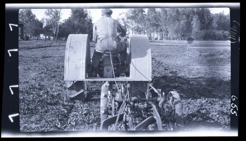 Fagrol Tractor and Oliver Plow