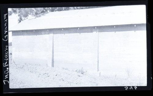 Grain Marc house - concrete, John Rogers Ranch, southwest of Davis, California