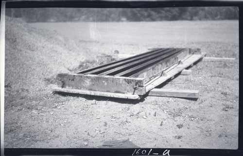 Forms for Concrete Fence Posts, University Farm